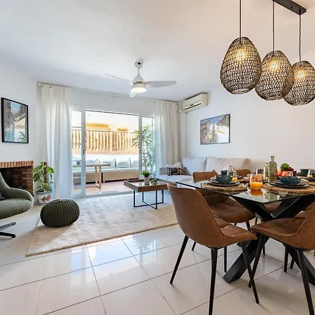 Stylish Seaview Townhouse 3br Pool 4 Terraces Holiday home Benalmadena